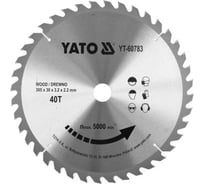 Диск пильный по дереву 305x40Tх30мм YATO YT-60783
