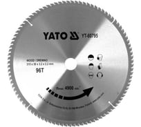 Диск пильный по дереву 315x96Tх30мм YATO YT-60795