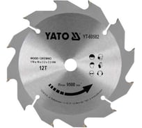 Диск с карбид вольфрамом 170x16x3,2x2,2/12 зубьев YATO YT-60582
