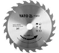 Диск пильный TCT по дереву, 255x24Tх30мм YATO YT-60731