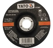 Диск зачистной по металлу 125x6,8x22мм YATO YT-5947