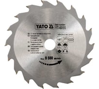 Диск с карбид вольфрамом, 160x20x2.8x2,0/18 зубьев YATO YT-6055