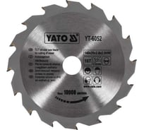 Диск с карбидом/вольфрамом 140x20x2,8x2,0/16 зубьев YATO YT-6052