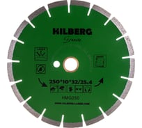 Диск алмазный отрезной Гранит Лазер 250х25,4х10 мм Hilberg HMG250