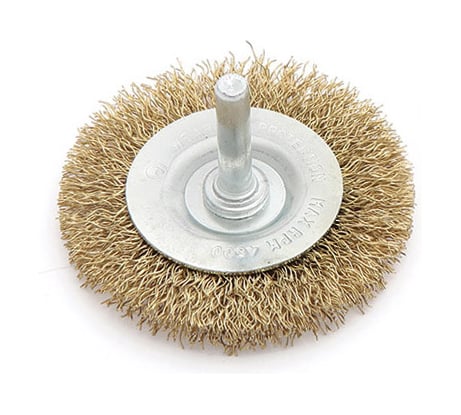 Щетка проволочная плоская 65 мм для дрели Дело Техники 271065