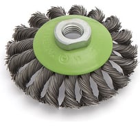 Щётка для УШМ кручёная конусная Дело Техники 100мм 275300