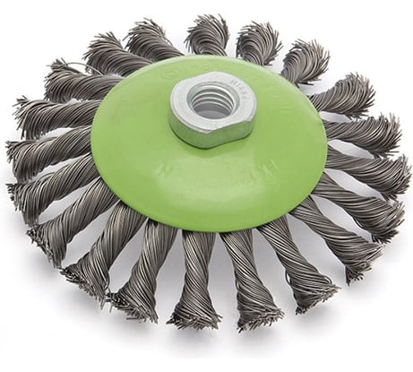 Щётка для УШМ кручёная конусная Дело Техники 125мм 275325