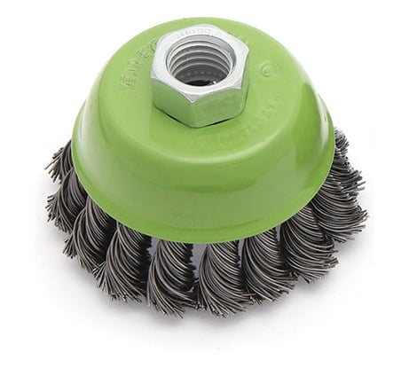 Щётка для УШМ кручёная чашка Дело Техники 80мм 275480