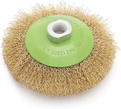 Щётка для УШМ проволочная конусная Дело Техники 115мм 274315