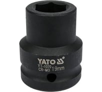 Головка торцевая ударная 6-гранная 19 мм, 3/4"DR YATO YT-1070
