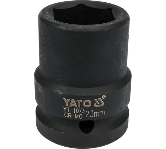 Головка торцевая ударная 6-гранная 23 мм, 3/4"DR YATO YT-1073 1