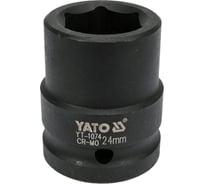 Головка торцевая ударная 6-гранная 24 мм, 3/4"DR YATO YT-1074