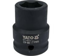 Головка торцевая ударная 6-гранная 21 мм, 3/4"DR YATO YT-1071
