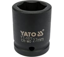 Головка торцевая ударная 6-гранная 27 мм, 3/4"DR YATO YT-1077