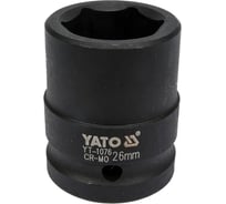Головка торцевая ударная 6-гранная 26 мм, 3/4"DR YATO YT-1076