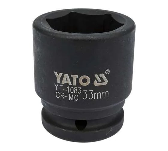 Головка торцевая ударная 6-гранная 33 мм, 3/4"DR YATO YT-1083