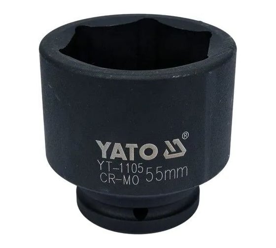 Головка торцевая ударная 6-гранная 55 мм, 3/4"DR YATO YT-1105 1
