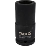 Головка ударная глубокая 6-гранная 27 мм, 3/4"DR YATO YT-1127