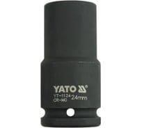Головка ударная глубокая 6-гранная 24 мм, 3/4"DR YATO YT-1124