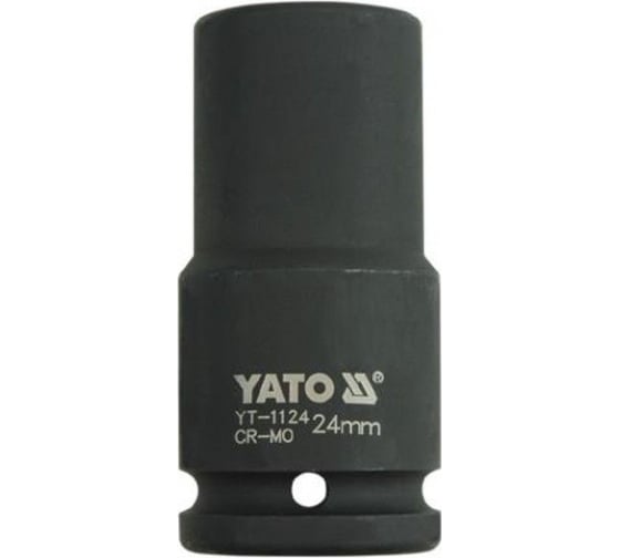 Головка ударная глубокая 6-гранная 24 мм, 3/4"DR YATO YT-1124 1