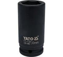 Головка ударная глубокая 6-гранная 30 мм, 3/4"DR YATO YT-1130