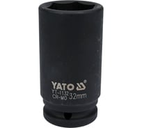 Головка ударная глубокая 6-гранная 32 мм, 3/4"DR YATO YT-1132
