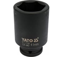 Головка ударная глубокая 6-гранная 41 мм, 3/4"DR YATO YT-1141