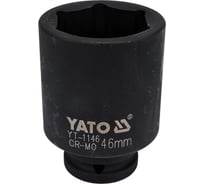 Головка ударная глубокая 6-гранная 46 мм, 3/4"DR YATO YT-1146