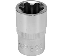 Головка торцевая TORX E20, 1/2"DR YATO YT-05251