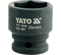 Головка торцевая ударная 6-гранная 26 мм, 1/2"DR YATO YT-1016
