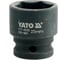 Головка торцевая ударная 6-гранная 25 мм, 1/2"DR YATO YT-1015 1