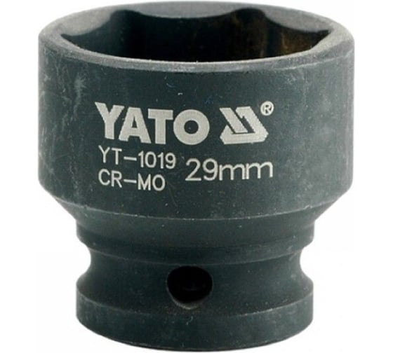 Головка торцевая ударная 6-гранная 29 мм, 1/2"DR YATO YT-1019 1