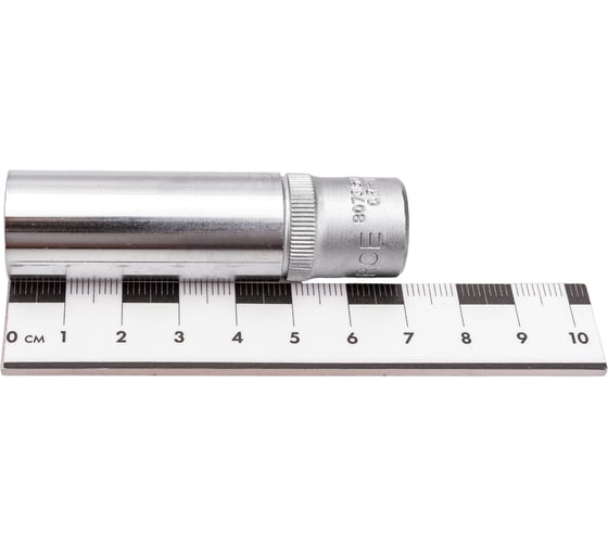 Головка свечная магнитная тонкостенная 12 гранная, 3/8", 16 мм, 70 мм FORCE 807316MTH