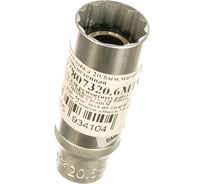 Головка свечная магнитная тонкостенная 12 гранная, 3/8", 20.6 мм, 70 мм FORCE 807320.6MTH