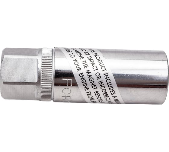 Головка свечная магнитная 12-гранная, 3/8", 20.6 мм, 70 мм FORCE 807320.6M