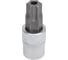 Головка-бита TORX с отверстием Т-80Н, 1/2", 70 мм FORCE 34707080 4