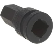 Ударная цельная головка-бита 6 гранная, 1/2", 22 мм, 60 мм FORCE 24406022