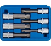 Набор головок 1/2" DR со вставкой SPLINE 100 мм, 6 предметов VERTUL VR50198
