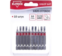 Набор бит Elitech 1820.070600 189256