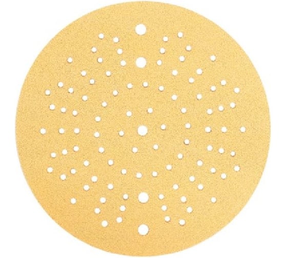 Лист шлифовальный GOLD (150 мм, 121 отверстие,  Р400, 100 шт.) Mirka 236CH09941