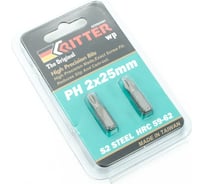 Бита WP PH2x25 мм, магнитная, 2 шт в блистерной упаковке RITTER PS20112021
