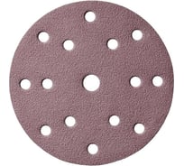 Лист шлифовальный на бумажной основе Q.SILVER ACE (150 мм, 15 отверстий, Р80, 100 шт.) Mirka 3261109980