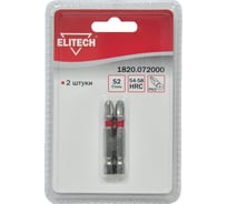 Набор бит Elitech 1820.072000 189270