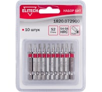 Набор бит Elitech 1820.072900 189279