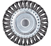 Щетка плоская (150х22.2 мм; витая; сталь 0.5 мм) для УШМ Elitech 1820.073500