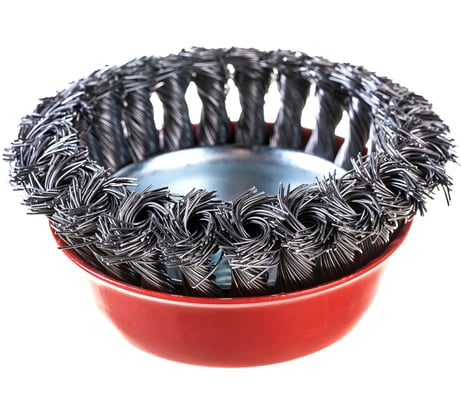 Щетка чашечная (100 мм; М14; витая 0.5 мм) для УШМ Elitech 1820.074500