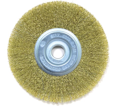 Щетка плоская (175х22.2 мм; латунированная волнистая 0.35 мм) для УШМ Elitech 1820.074900