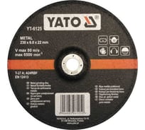 Диск зачистной по металлу 230x6,0x22 YATO YT-6125