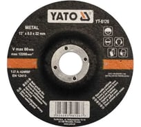 Диск зачистной по металлу, 125x8,0x22 YATO YT-6126