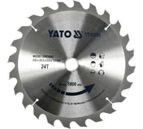 Диск пильный TCT по дереву, 160x60Tх20мм YATO YT-60581